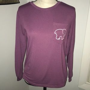 NWOT Berry Paisley Ivory Ella Long Sleeve T